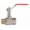 Ball valve MF with extended lever PN 40 1/2" - DIMPEXP : 1356-12