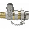 TAPPY valve MM with plug and square cap 1/2 - EFFEBI SPA : 2157N404
