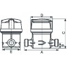 Cold water sub-meter 20/27 - ITRON : AQUAP15110EMB