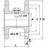 Spacer sleeve D125 NF29323 - SFERACO : 1195125