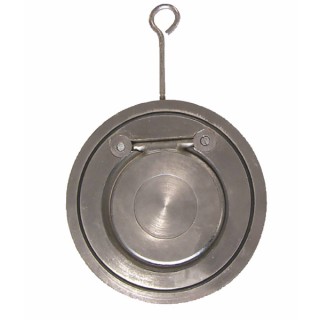 Single flapper valve galvanised steel EPDM rubber 100 - SFERACO : 364100