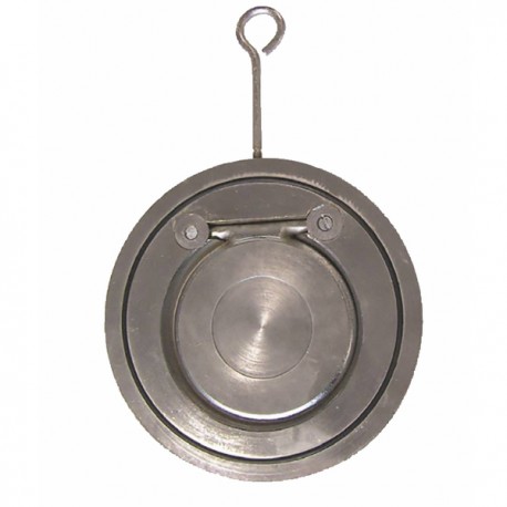 Single flapper valve galvanised steel EPDM rubber 125 - SFERACO : 364125