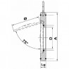 Stainless steel single flapper valve fkm 50 - DIFF
