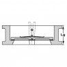 Cast iron double flapper valve 200 - SFERACO : 370200
