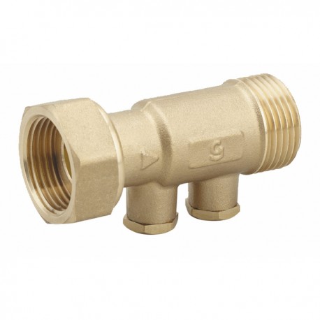 Brass anti-pollution check valve NF 3/4" F M short version - DIFF