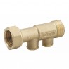 Brass anti-pollution check valve NF 3/4" F M long version  - DIFF