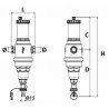 Airterm Dirt self-cleaning dirt separator / de-aerator 3/4" - RBM : 28310500