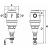 Sludge particles separator DIRTERM brass F1/2" - RBM : 28290400