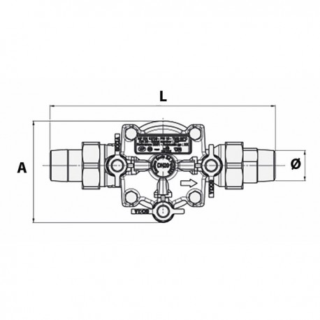 Testable disconnector BA2860 M1" - SOCLA WATTS : 149B3882