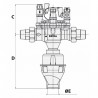 Testable disconnector BA2860 M1" - SOCLA WATTS : 149B3882