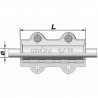 Long steel repair collar DSL 21.3 (1/2") - GEBO : 01.252.28.01