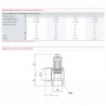 Sanitary valve 10b enlarged outlet thumb wheel F1/2? - GOETZE : 651mWNK-15-f/f-1