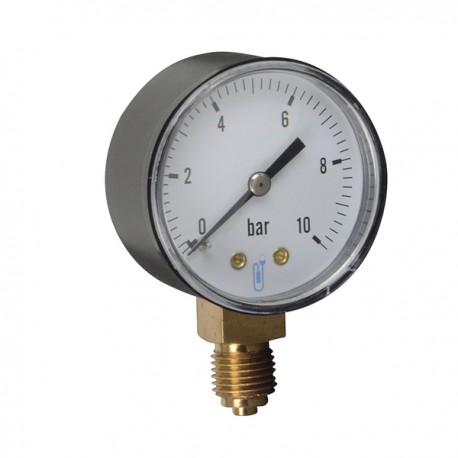 Manometer radial 0 to 10b Ø50 - DIFF