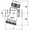 Cocon QTZ DN10 MM setting range 30 210l/h - OVENTROP : 1145563