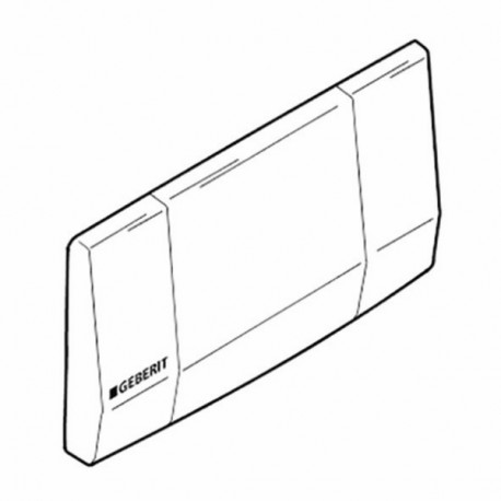 Flush plate - GEBERIT : 115.151.00.1