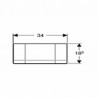 Flush plate - GEBERIT : 115.151.00.1