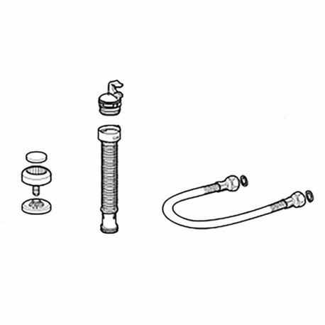 Stop-and-go flush flushing mechanism type 220 - GEBERIT : 240.155.21.1