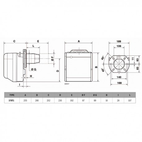 Low NOx fuel oil burner Gulliver - 18 to 35 kW - RIELLO : 3737006