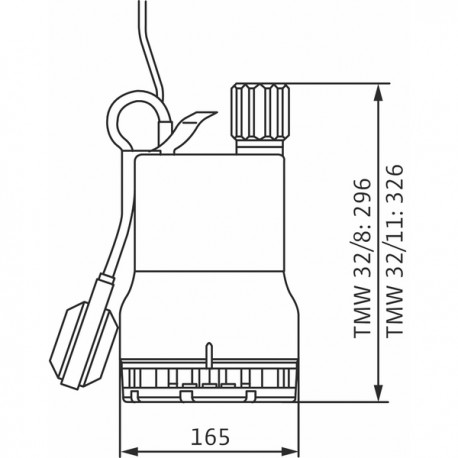 Domestic cold water condensate pump tmw 32/8 - WILO : 4048413