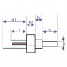 NTC probe  (X 2) - DIFF for Baxi-Roca : 122155310