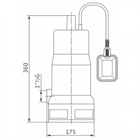 Submersible pump INITIAL WASTE 14-9 - WILO : 4168022