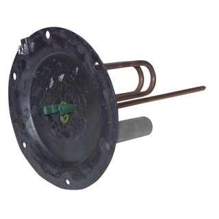 Immersion heater 1200w + flange + anode - DIFF for De Dietrich Chappée : 97863563