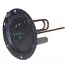 Immersion heater 1200w + flange + anode - DIFF for De Dietrich Chappée : 97863563