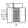 Burner motor type 60 2 75 32m 75w - DIFF for Atlantic : 150366