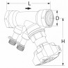 Tapped balancing valve STAD F1/2?  - IMI HYDRONIC : 52851-115