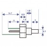 Temperature probe - DIFF for Chaffoteaux : 998458-01