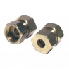 Fitting olive straight f3/8 x tube 8mm  (X 2) - DIFF