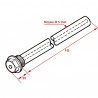 Anode 3/4""- ø 22mm length 300  - DIFF