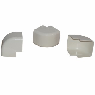 External corner 60x80 cream-coloured 9001 (X 9) - DIFF