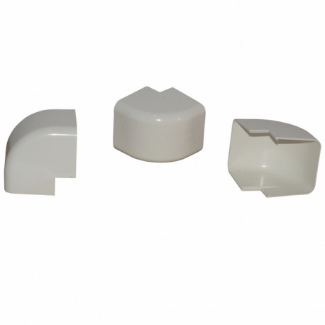 External corner 60x80 cream-coloured 9001 (X 9) - DIFF