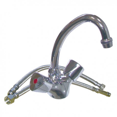 Yard vavles and fittings - Basin mixer with pull rod - DIFF