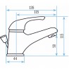 Construction plumbing fixtures - Mixing valve sink with tirette - DIFF