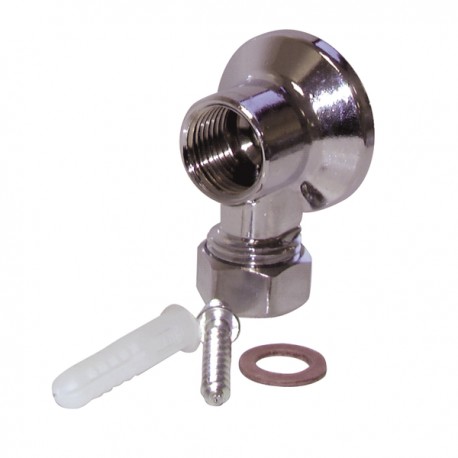 Valves and fittings - Wall unit F1/2" Collar-beaten nut 14mm - DIFF