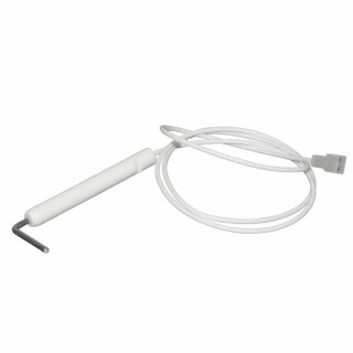 Flame sensing electrode +cable+terminals 6,3 - DIFF for Bosch : 87168356070