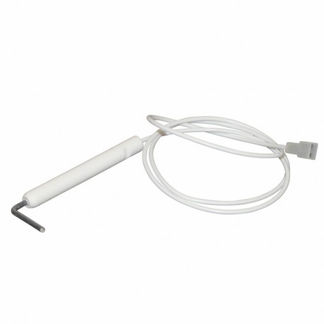 Flame sensing electrode +cable+terminals 6,3 - DIFF for Bosch : 87168356070