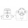 Collective thermostatic loop mixer SE M1" - DIFF