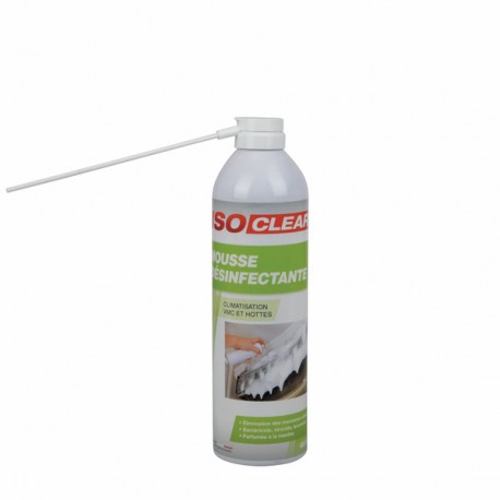 Disinfectant foam - Sanitizing foam for air-conditionning, CMV and hoods - ISOCLEAR