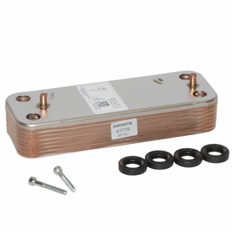 Domestic exchanger 14 plates - DIFF for De Dietrich Chappée : JJD005686680