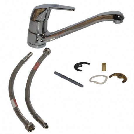 Sink mixer with cast spout - RAMON SOLER : 186450