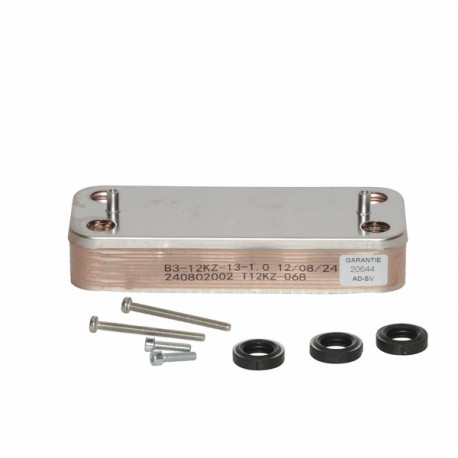 Heat exchanger 12 plates - DIFF for Chaffoteaux : 65116314