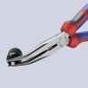 Snipe nose side cutting pliers (Stork beak pliers) with 40° angle tips - KNIPEX : 26 22 200