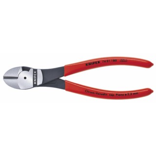 High leverage diagonal cutter - KNIPEX : 74 01 180