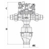 Testable disconnector BA2860 M3/4" - SOCLA WATTS : 149B3881