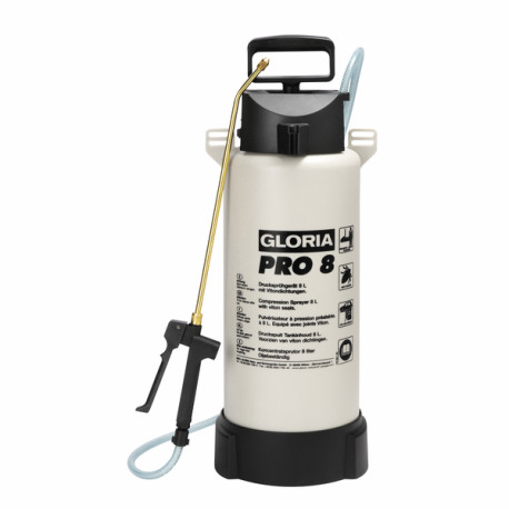 pump sprayer for acids and bases, 8 l for professionals