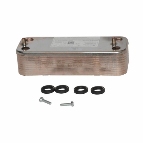 Plate heat exchanger (20 plates) - DIFF for Saunier Duval : 0020105937