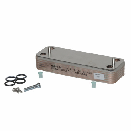 Heat exchanger 12 plates  - DIFF for De Dietrich Chappée : 711612800